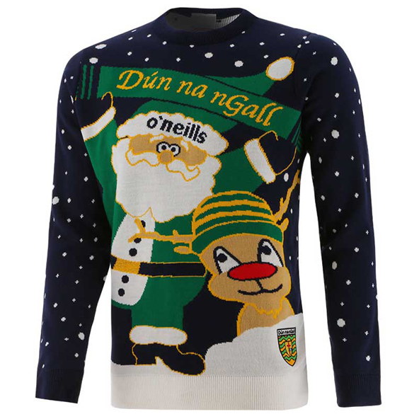 O'Neills Donegal Christmas Jumper Green