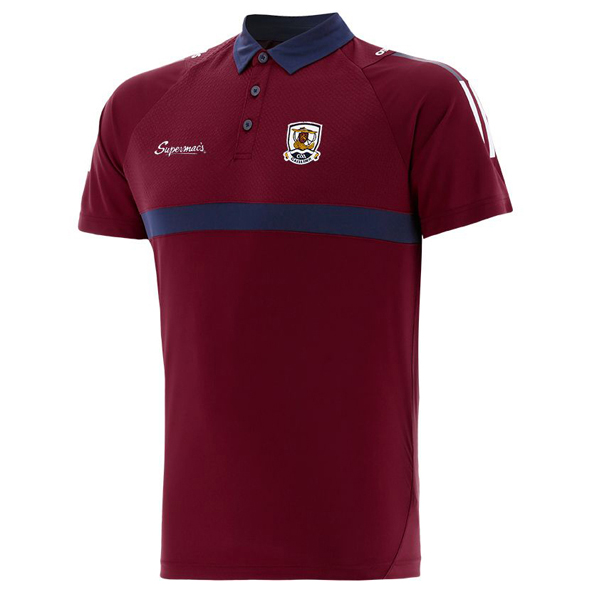 O'Neills Galway GAA Peak Polo Shirt