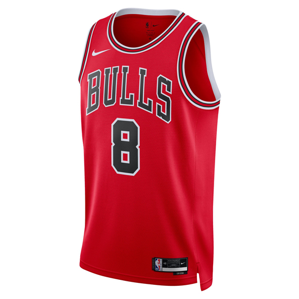Nike Bulls Lavine 8 Dri-Fit Jersey Red