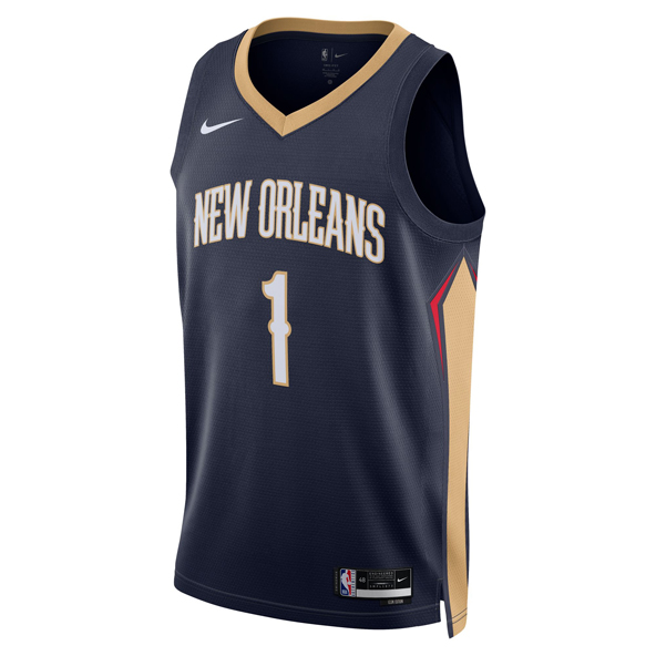 Nike New Orleans Pelicans Zion Williamson Dri-Fit Jersey 