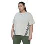 adidas Train Icons 3-Stripes Womens T-Shirt (Plus Size)