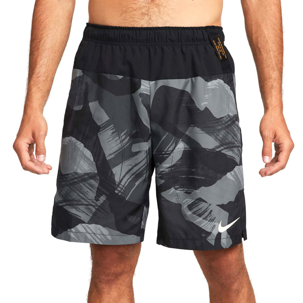 Nike Dri-FIT Flex Mens 9" Woven Camo Fitness Shorts