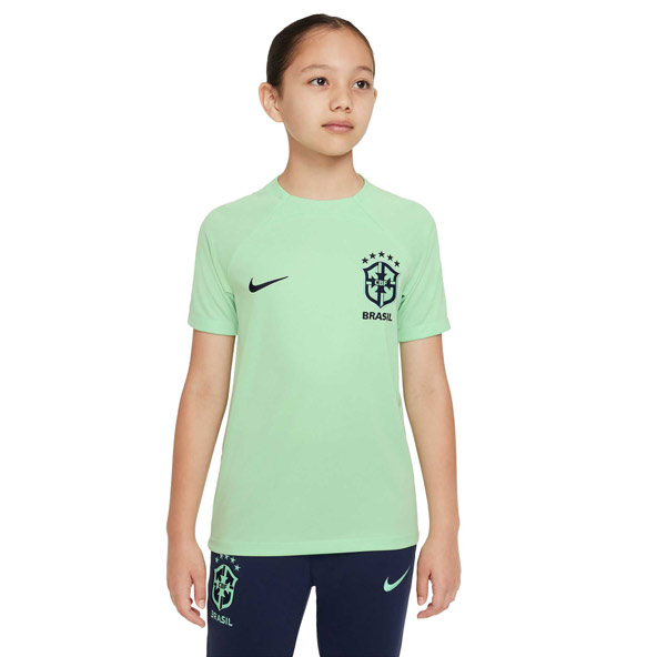 Nike Brazil 2022 Academy Pro Kids Short Sleeve Top