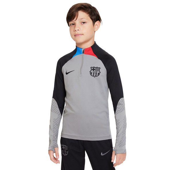 Nike FC Barcelona Dri-FIT Kids Long-Sleeve Soccer Drill Top