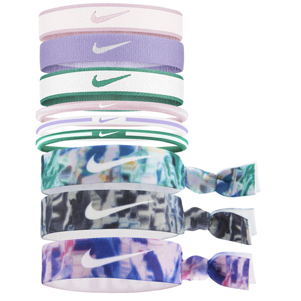 Nike Mixed Hairbands 9 Pk Pink