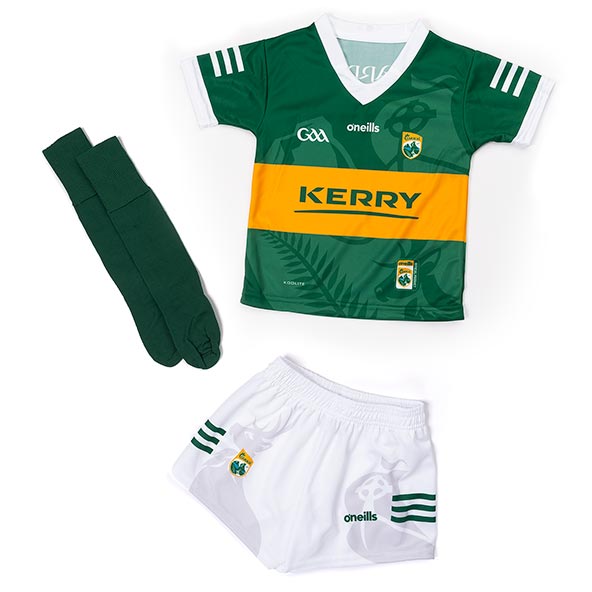 O'Neills Kerry 22 Home Kids Kit Grn