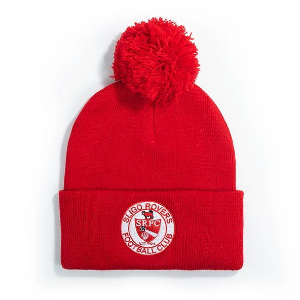Sligo Rovers FC Bobble Hat Red