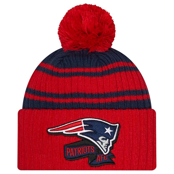 New Era Patriots NFL Knit Beanie Red