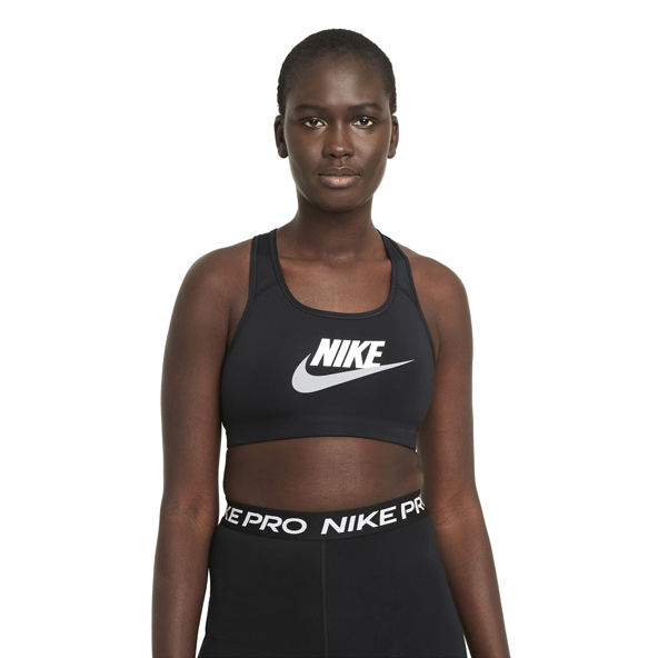 Nike Dri-FIT Swoosh Womens Futura Graphic Sports Bra