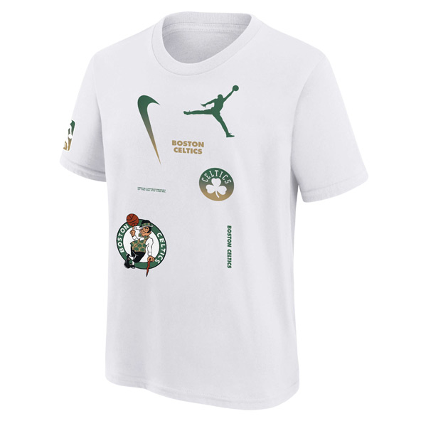Nike Celtics Kids Courtside Short Sleeve T-Shirt 