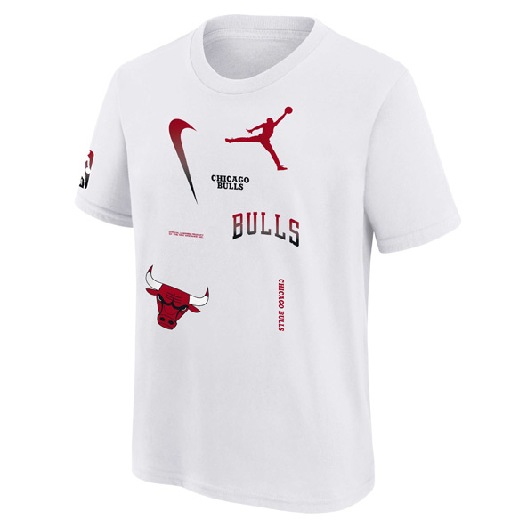 Nike Bulls Kids Courtside Short Sleeve T-Shirt 