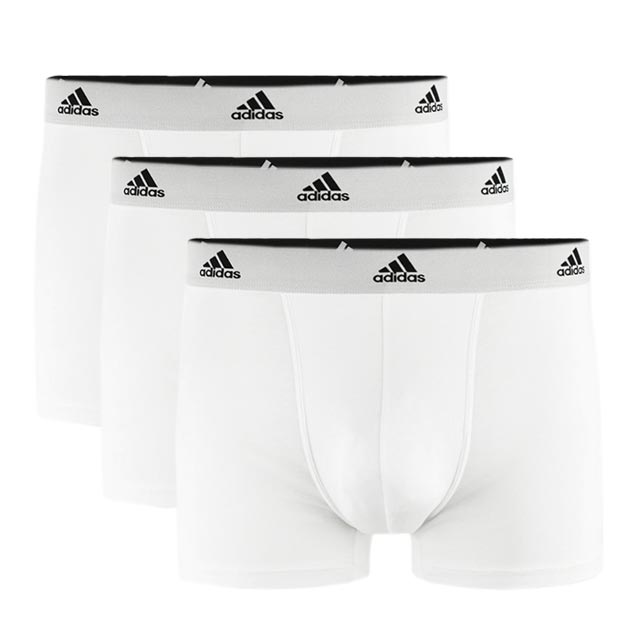 Adidas Active Flex Mens Cotton Boxer Briefs- 3 Pack