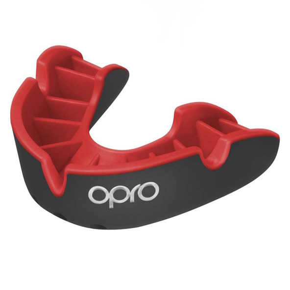Opro Self-Fit M/guard-Silv/Blk/Red