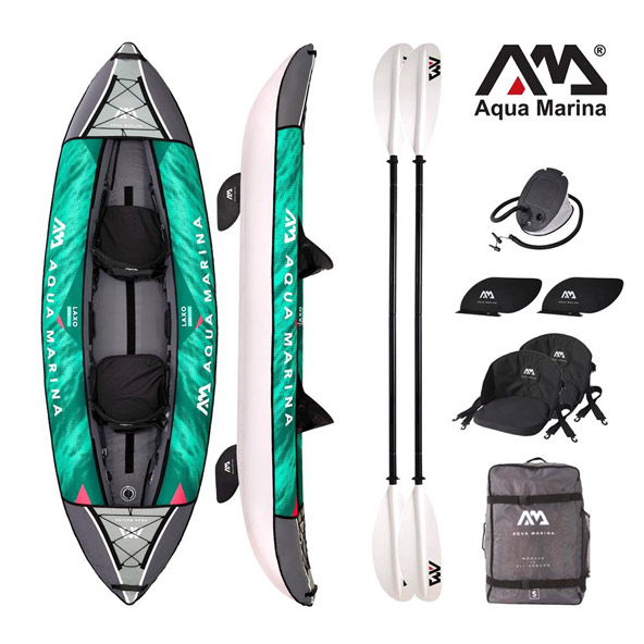 Aqua Marina Laxo 10'6" (2-Person) Leisure Kayak - 2 X Included Paddles