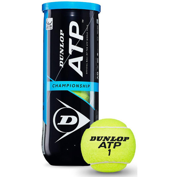 Dunlop ATP Championship Tennis Balls - 3pk