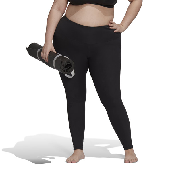 adidas Yoga Essentials Womens High-Waisted Leggings (Plus Size)