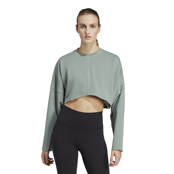 adidas Yoga Studio Womens Crop Sweatshirt