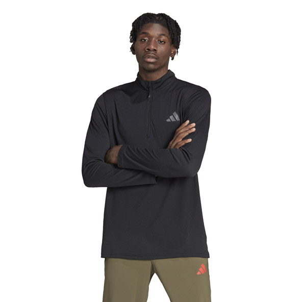 Adidas Mens Train Essentials Seasonal Training 1/2-Zip Long Sleeve Sweatshirt