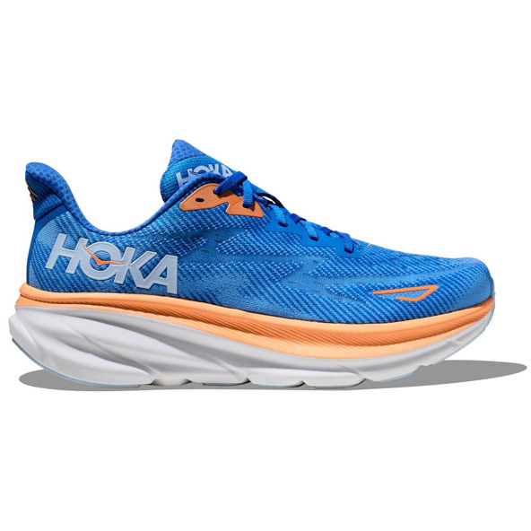 Hoka Clifton 9 Mens Running Shoes (Wide-Fit)