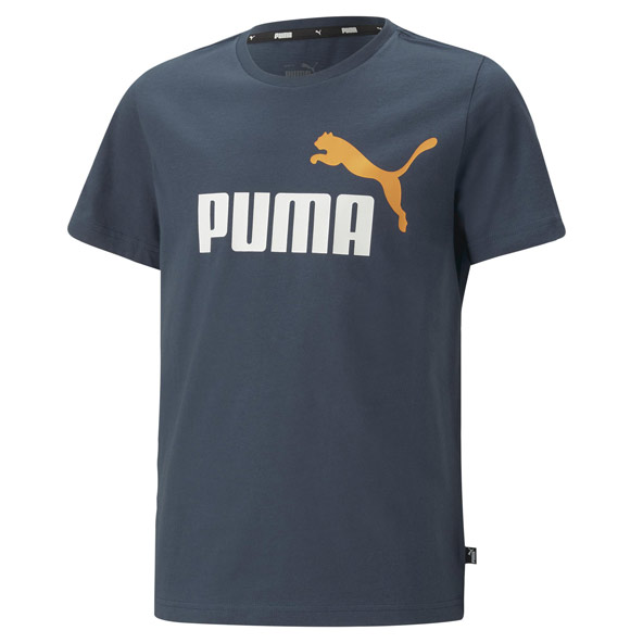 Puma Essentials+ Two-Tone Logo Kids T-Shirt