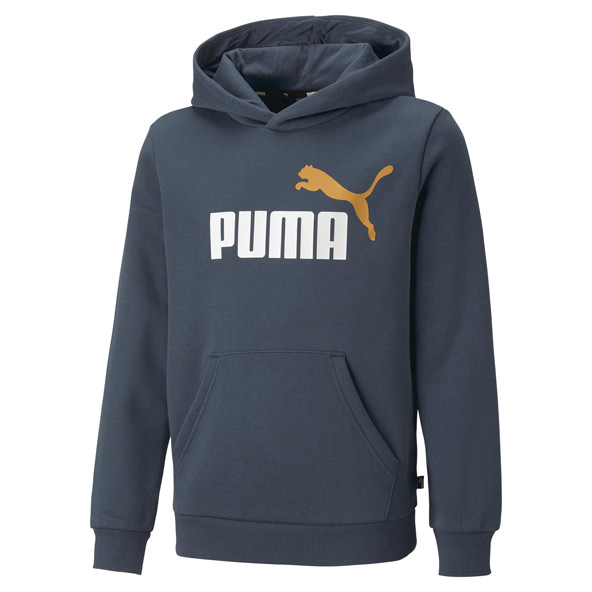 Puma Essentials+ Two-Tone Big Logo Kids Hoodie