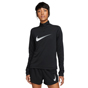 Nike Dri-FIT Swoosh Womens Half Zip Long-Sleeve Running Mid Layer Top
