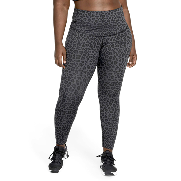 Nike One Womens High-Waisted Printed Tights (Plus Size)