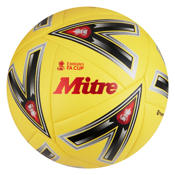 Mitre FA Cup 2023 Match Ball 5 Yellow