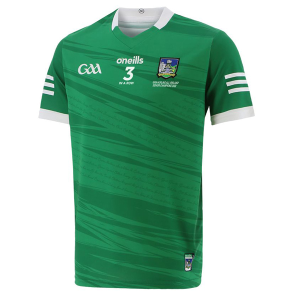 O'Neills Limerick 3 In A Row Jersey Grn