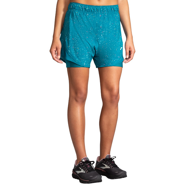 Brooks Womens Chaser 5" 2-in-1 Running Shorts