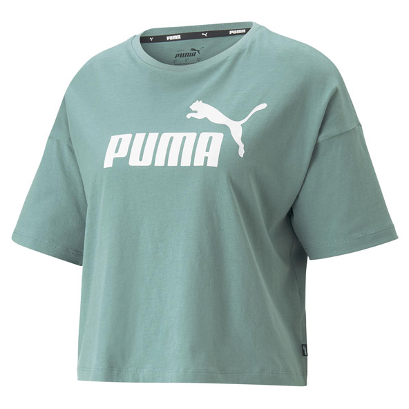 Puma Essentials Womens Logo Cropped T-Shirt