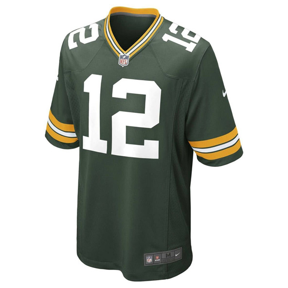 Nike Packers Rodgers 12 Home Jersey