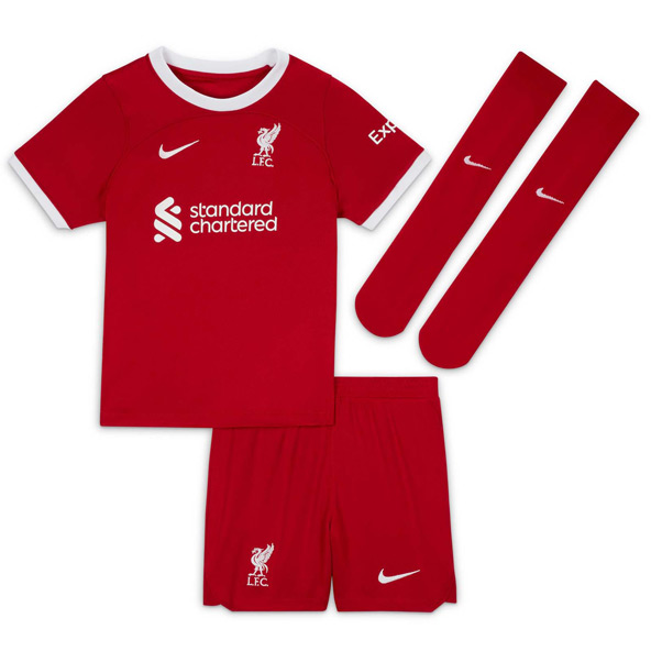 Nike Liverpool FC 2023/24 Home Kids 3-Piece Kit