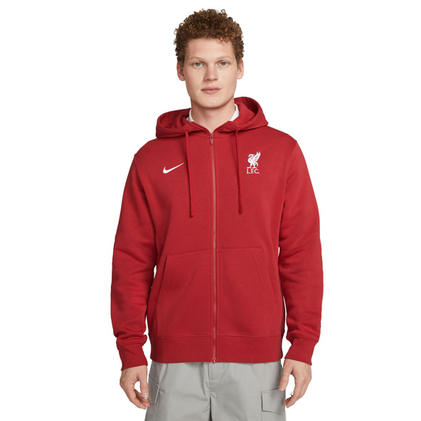Liverpool FC Club Fleece Mens Nike Full-Zip Hoodie