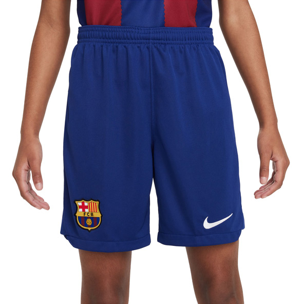 Nike FC Barcelona 2023 / 24 Kids Strike Home Soccer Shorts