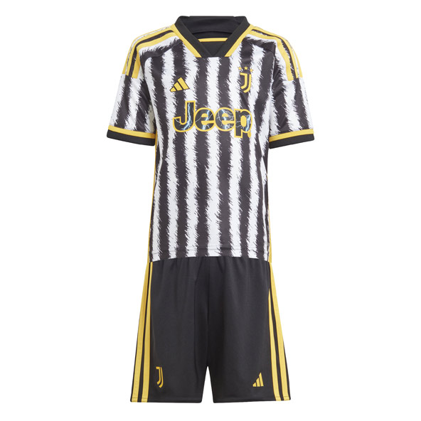adidas Juventus 23 Kids Home Kit Black, BLACK