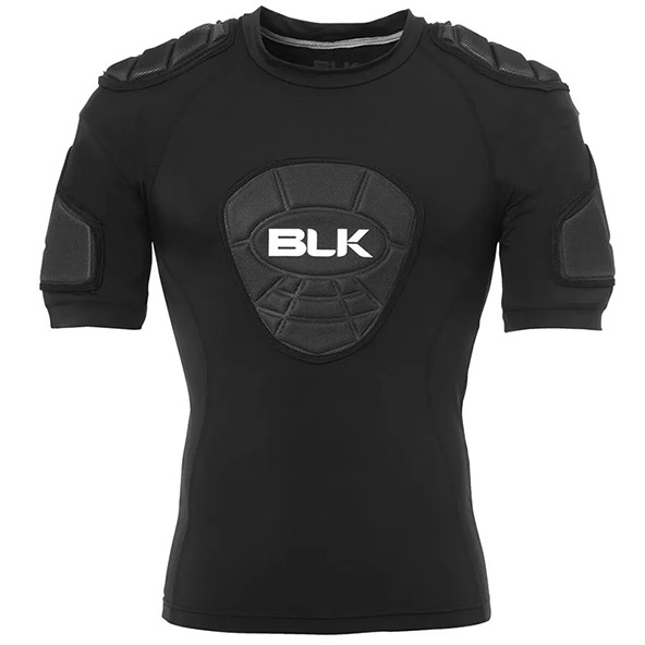 BLK Tek 6 Kids Shoulder Padded Rugby T-Shirt