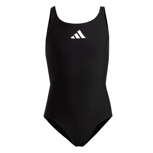 adidas Solid Small Logo Girls Swimsuit
