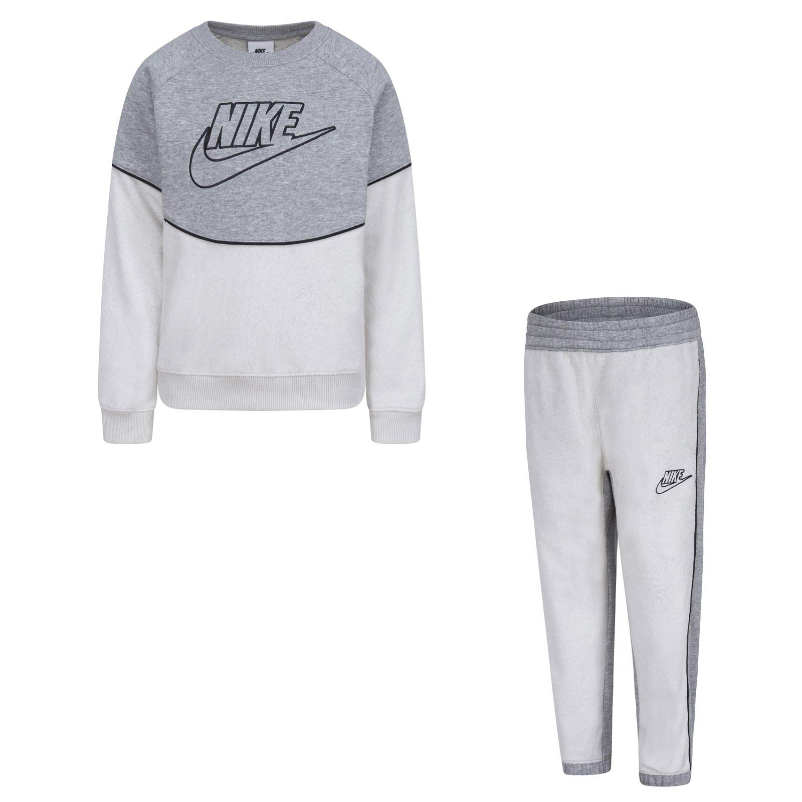 Nike Sportswear Amplify French Terry Crew Set | Tracksuits | Clothing ...