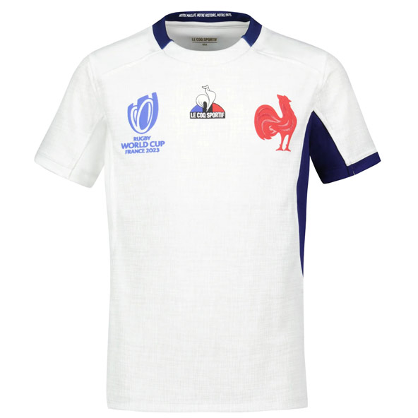 Le Coq Sportif France Rugby World Cup 2023 Kids Away Jersey