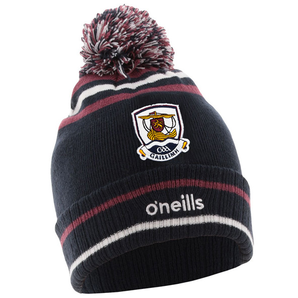 O'Neills Galway GAA Rockway Bobble Hat