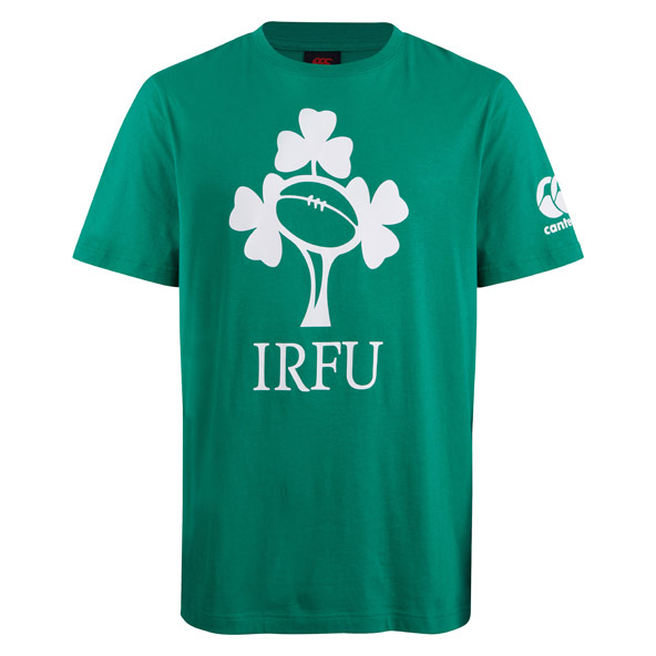 Canterbury Ireland Rugby IRFU Crest Logo T-Shirt