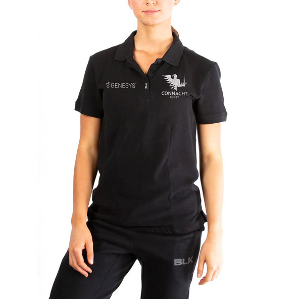 BLK Connacht Essentials Womens Polo Shirt