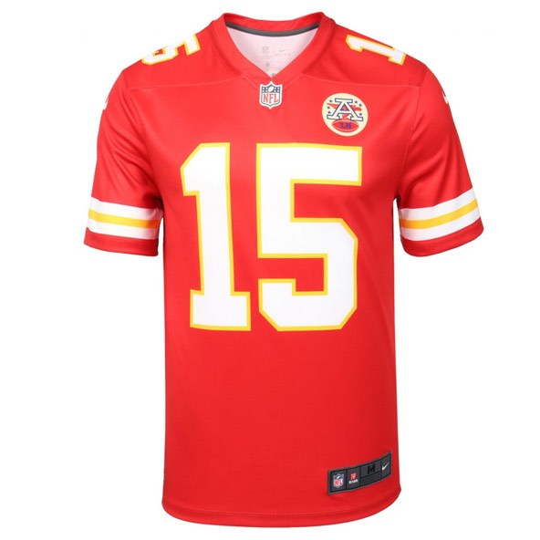 Nike Chiefs Mahomes 15 Legend Jersey Red