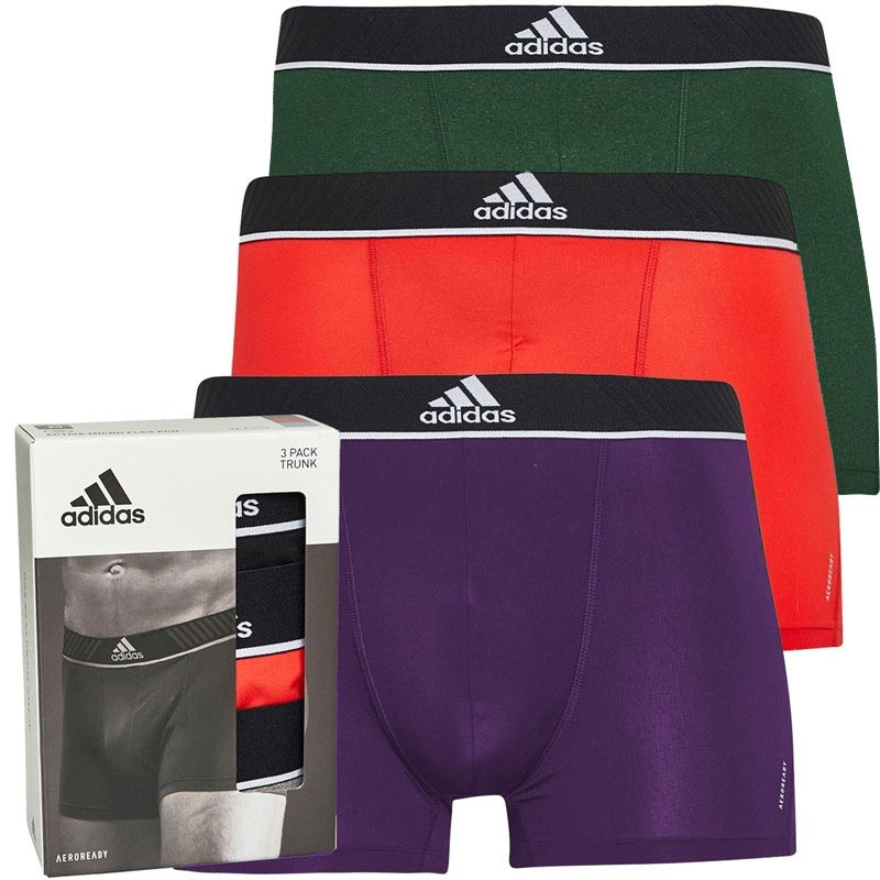 adidas Active Micro Flex Eco 3-Pack Boxer Briefs | Boxers | Clothing ...