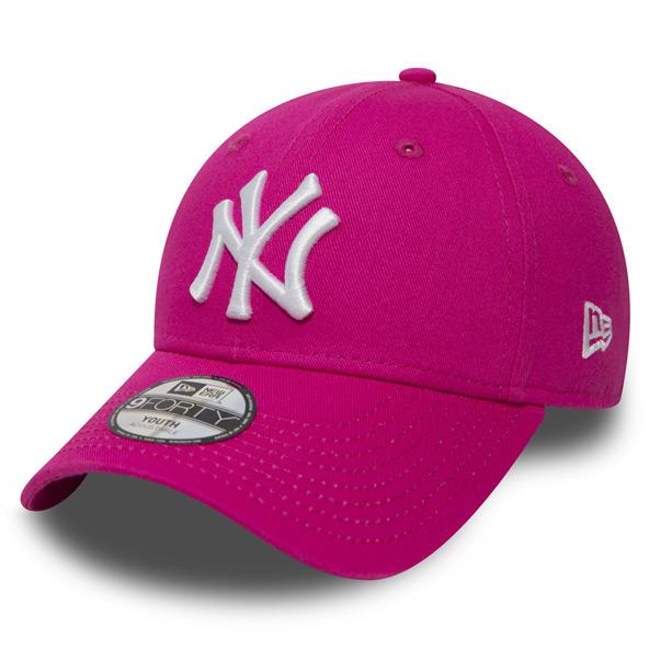 New Era New York Yankees Essential Kids Pink 9FORTY Cap