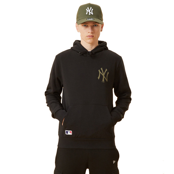 New Era New York Yankees Team Logo Black Hoodie