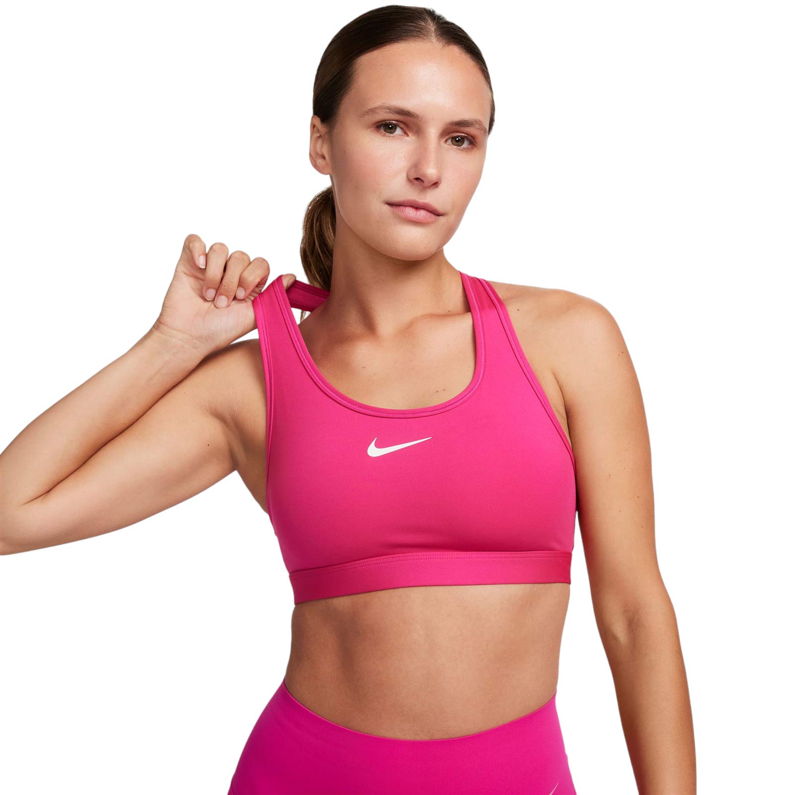 Nike Swoosh Medium Support Womens Padded Sports Bra, Women's Training  Clothing, Women's Training, All Training, Running & Fitness, Elverys