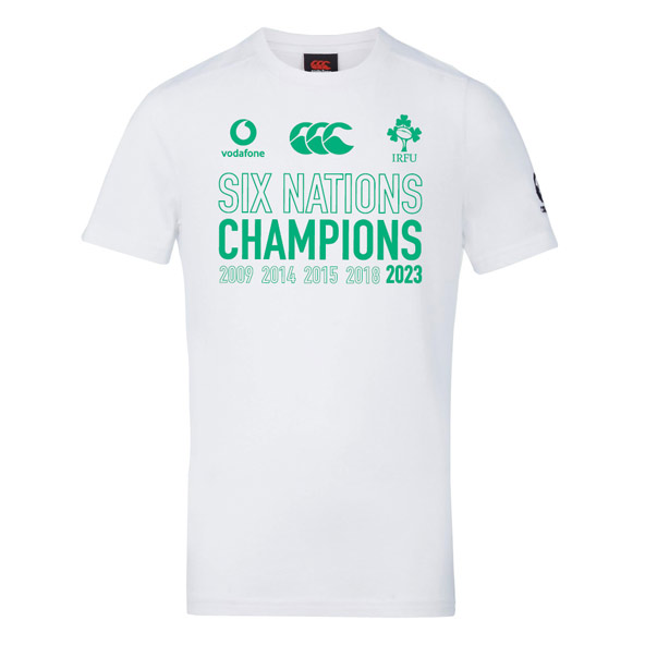 Canterbury IRFU Ireland Rugby Grand Slam Winners 2023 Kids T-Shirt