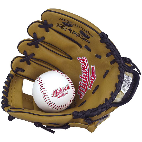 Midwest Baseball Glove & Ball Set
